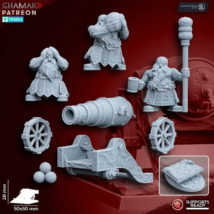 720X720-875 Dwarf Cannon Group Parts.webp