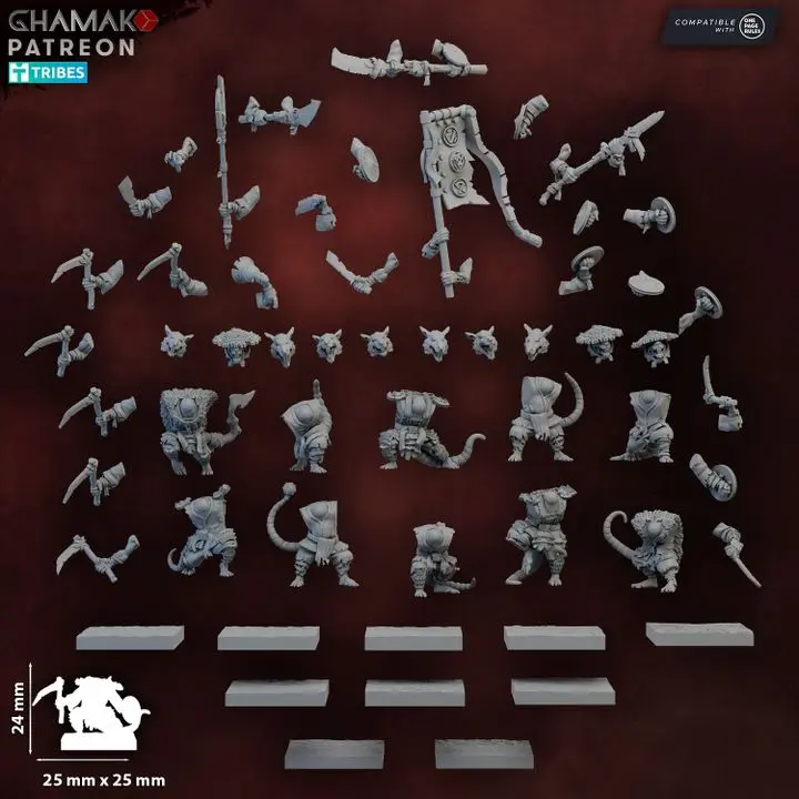 720X720-yari ashigaru rats details naginata scytes PARTS Square.webp