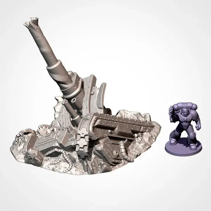 Txarli - Décors Science fiction - Tanks détruits (Style 1, 28mm).webp