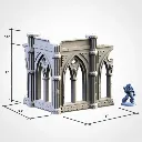 Txarli - Décors Science fiction - Cathédrale ouverte en ruines (Style 1, 32mm).webp