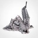 Txarli - Décors Science fiction - Epaves vaisseaux spatiaux (SW) (Style 1, 28mm).webp
