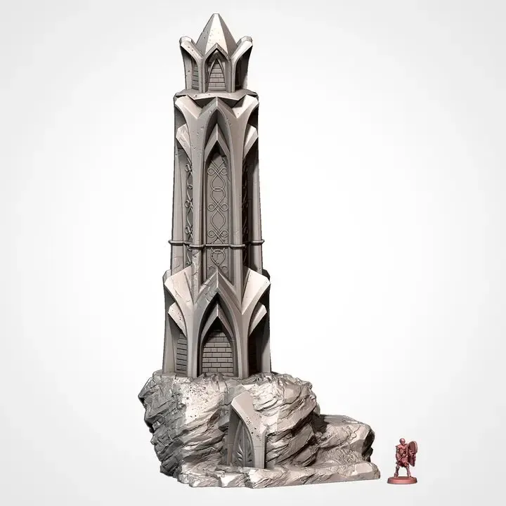 Txarli - Décors Fantasy - Constructions elfiques (Style 1, 28mm).webp