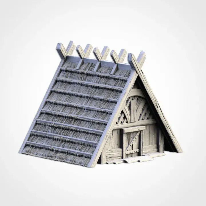 Txarli - Décors Fantasy - Village viking (Style 1, 28mm).webp