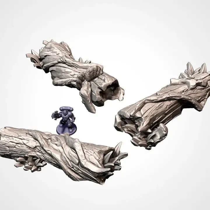 Txarli - Décors Fantasy - Arbres géants modulables (Style 1, 28mm).webp