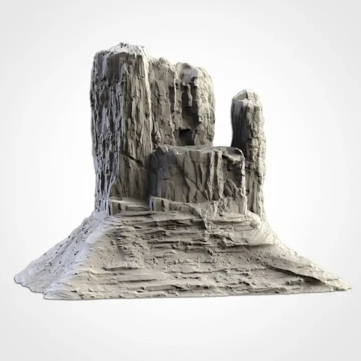 Txarli - Décors Fantasy - Montagnes Désertiques (Style 1, 28mm).webp