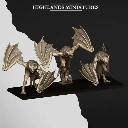 Highlands Miniatures - Chauve-souris des cryptes (Socle carré, 28mm, Par 3).webp