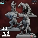 Ghamak - Fantasy - Vampires - _Enslaved Wyrkalla (Loups Garous) (Socle carré, 28mm).webp