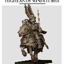 Highlands Miniatures - Général à cheval (Socle carré, 28mm).webp