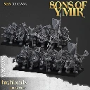 Highlands miniatures - Rangers nains avec arbalètes (28mm, Socle carré, Avec Etat major complet (EMC.webp