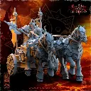 The Beholder miniatures- Guerriers corrompus - Char chaotique (Socle carré, 28mm).webp