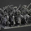 Highlands Miniatures - Cavalerie spectrale (Socle carré, 28mm, Avec Etat major complet (EMC), Par 10.webp