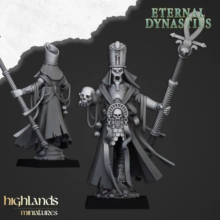 Highlands Miniatures - Prêtre éternel (Socle carré, 28mm).webp