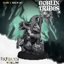 Highlands Miniatures - Shaman gobelin nocturne (28mm, Socle carré).webp