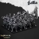 Highlands Miniatures - Bretons - Chevaliers à pied (Socle carré, 28mm, Par 10, Avec Etat major compl.webp