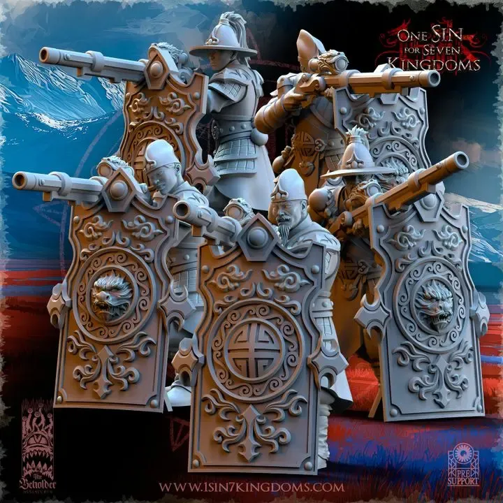 The Beholder miniatures- Astarii - Tireur elite (Socle carré, 28mm, Par 10).webp