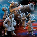 The Beholder miniatures- Astarii - Canon + Ogre chargeur (Socle carré, 28mm).webp