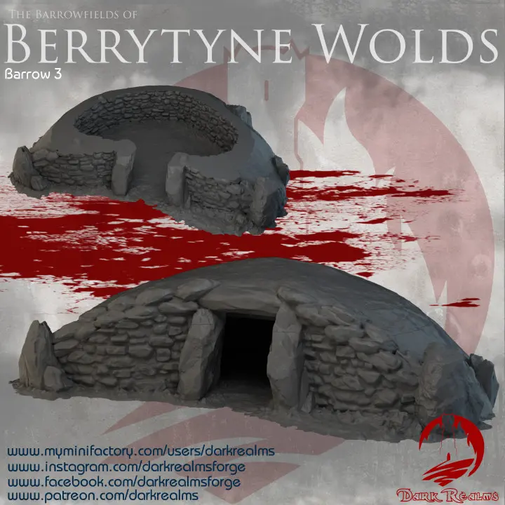 Dark realms - Necropolis - Tumulus 3  (28mm)