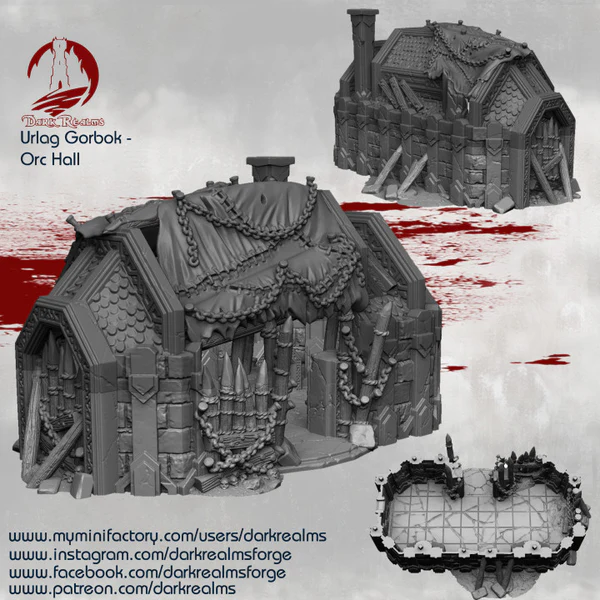 Dark realms - Orc - Hall orc (28mm)