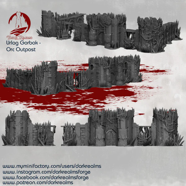 Dark realms - Orc - Avant poste orc