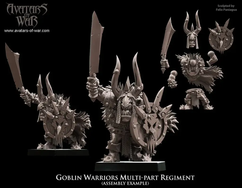 Avatars of War - Régiment de guerriers gobelins (multi-part)