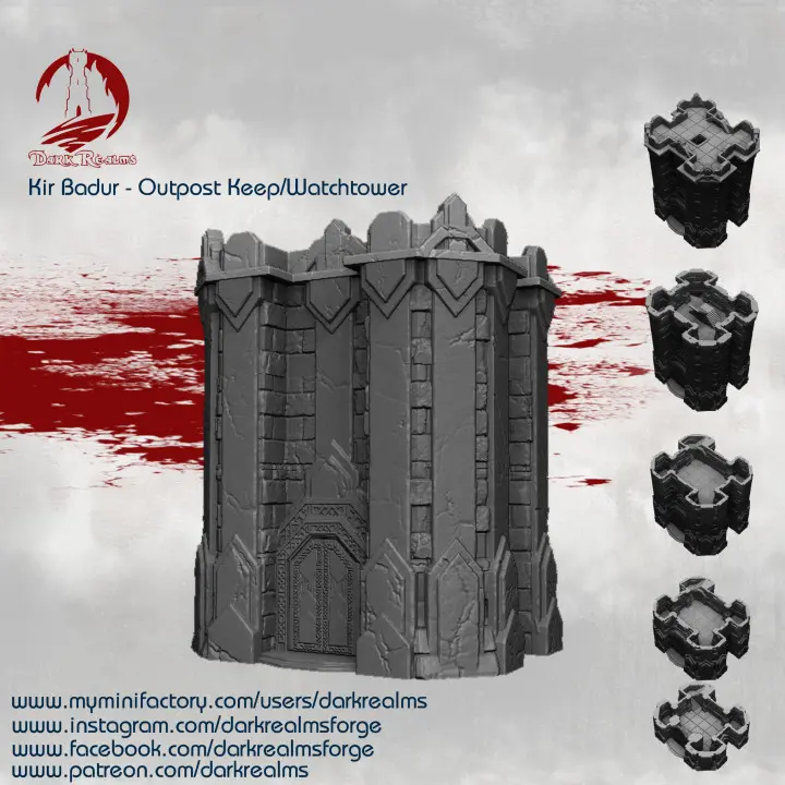 Dark realms - Nains - Bastion nain (28mm)