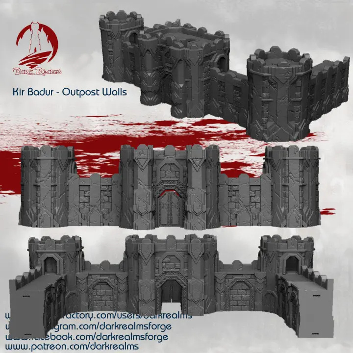 Dark realms - Nains - Forteresse naine (28mm)