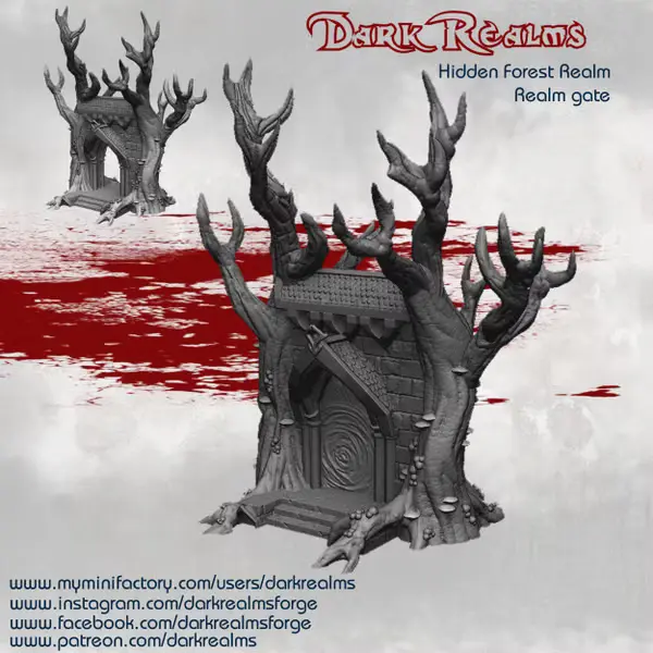 Dark realms - Elfes des bois - Porte du royaume