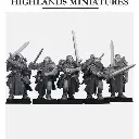 Highlands Miniatures - Bretons - Chevaliers de la quête à pied