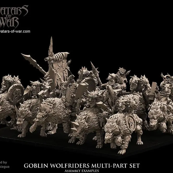 Avatars of War - Goblins sur loups (multi part)