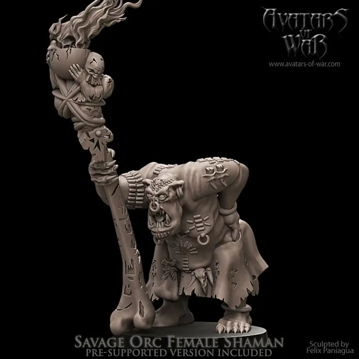 Avatars of War - Shaman orc sauvage Femelle