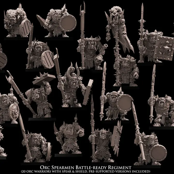 Avatars of War - Lanciers orc battle ready
