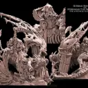 Avatars of War - Shaman orc sur vuivre squelettique