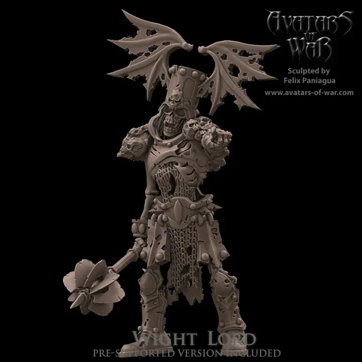 Avatars of War - Seigneur squelette vampire arme de base
