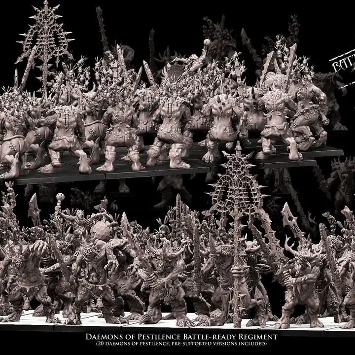 Avatars of war - Démons - démons de la pestilence battle ready