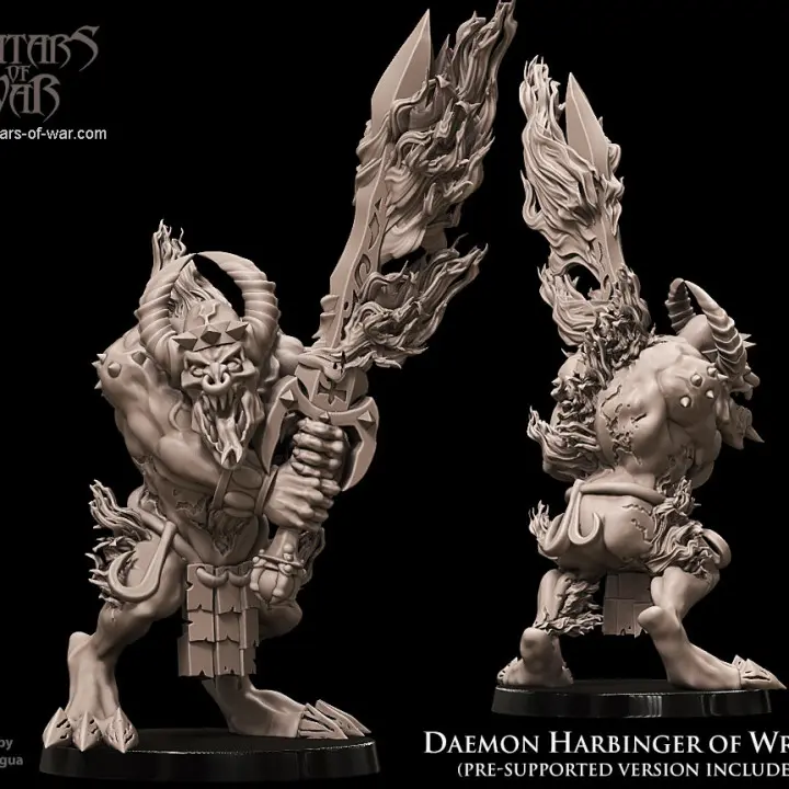 Avatars of war - Démons - Présage de la colère 2 (28mm, Socle carré)