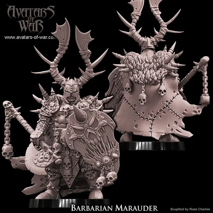 Avatars of war - Seigneur de chaos à pied (28mm, Socle carré)