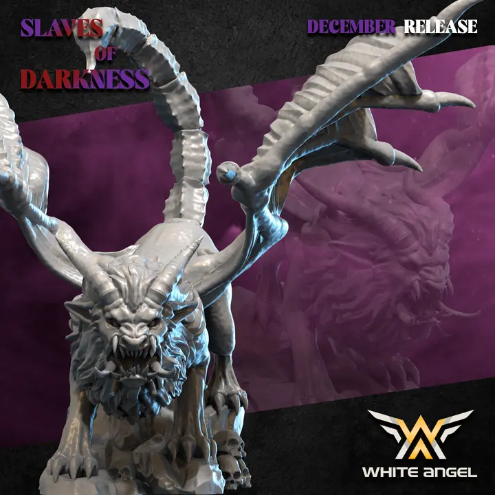 White angel - Dark elves - Manticore
