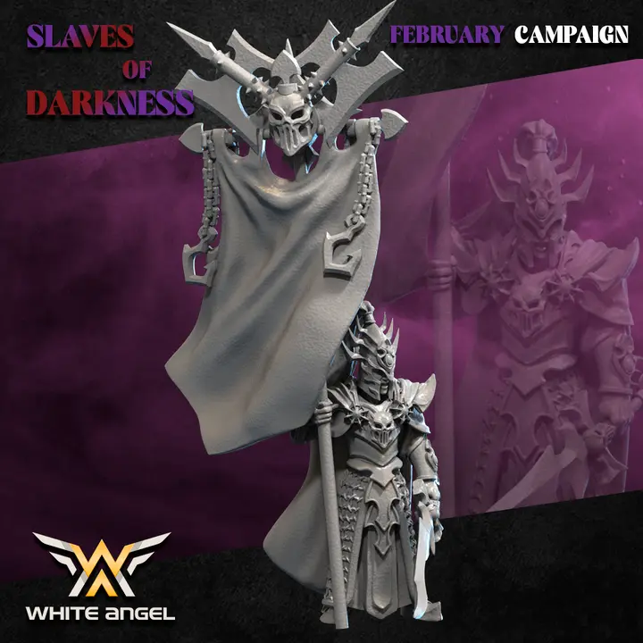 White angel - Dark elves - Porteur de grande bannière 
