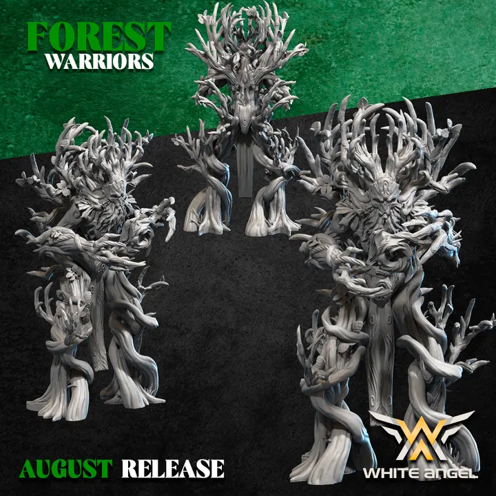 White angel - Elfes sylvains - Homme-arbre druide V2