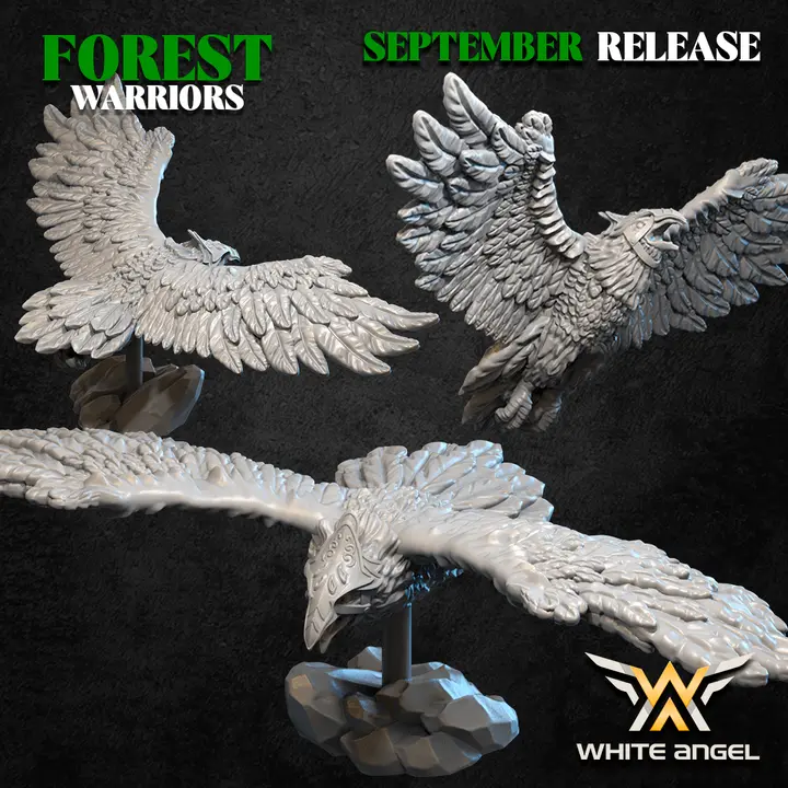 White angel - Elfes sylvains - Aigle ancestral