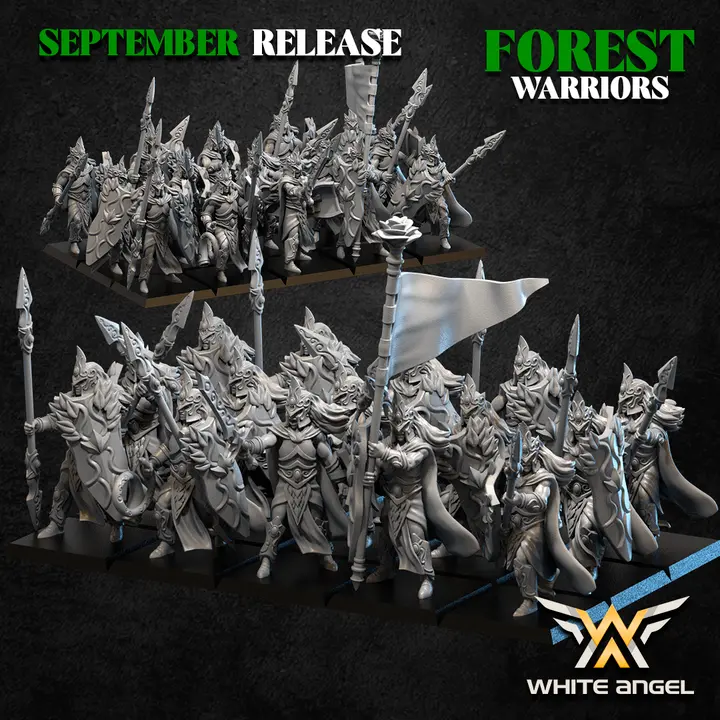 White angel - Elfes sylvains - Guerriers de la fôret