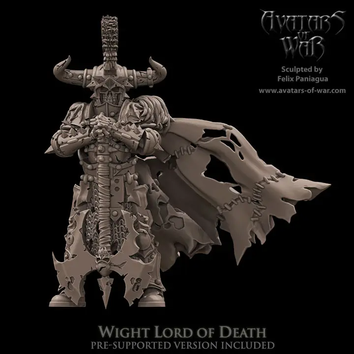 Avatars of War - Seigneur squelette vampire arme lourde