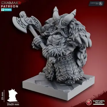 Ghamak - Fantasy - Seigneur nain à pied