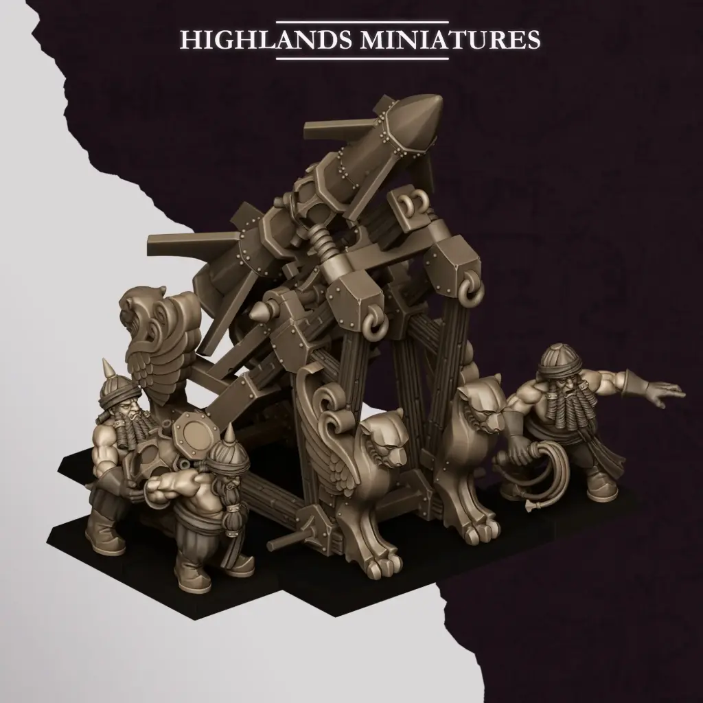 Highlands Miniatures - Nains corrompus - lance fusée