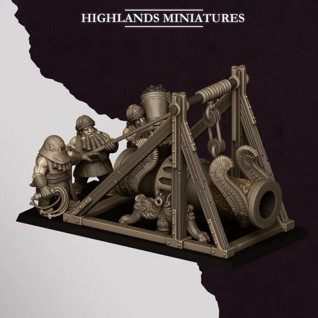 Highlands Miniatures - Nains corrompus - Bombarde
