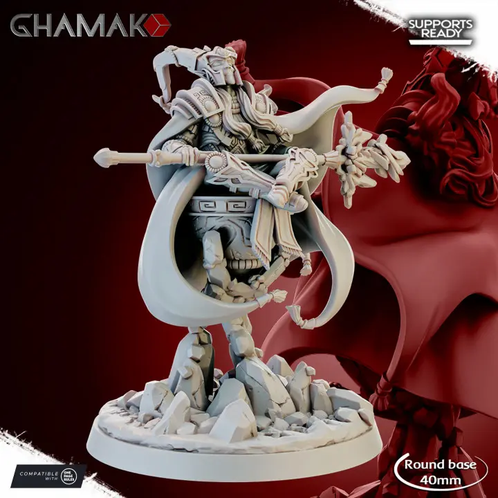 Ghamak - Fantasy - Elfes Lumineux - Deepstone Mage