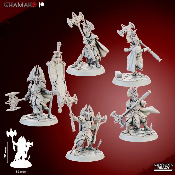 Ghamak - Fantasy - Elfes Lumineux - Gate Custodes Elves