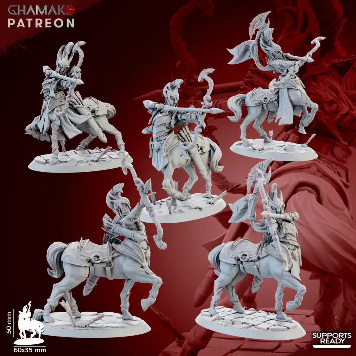 Ghamak - Fantasy - Elfes Lumineux - Skyrunner Cavalry