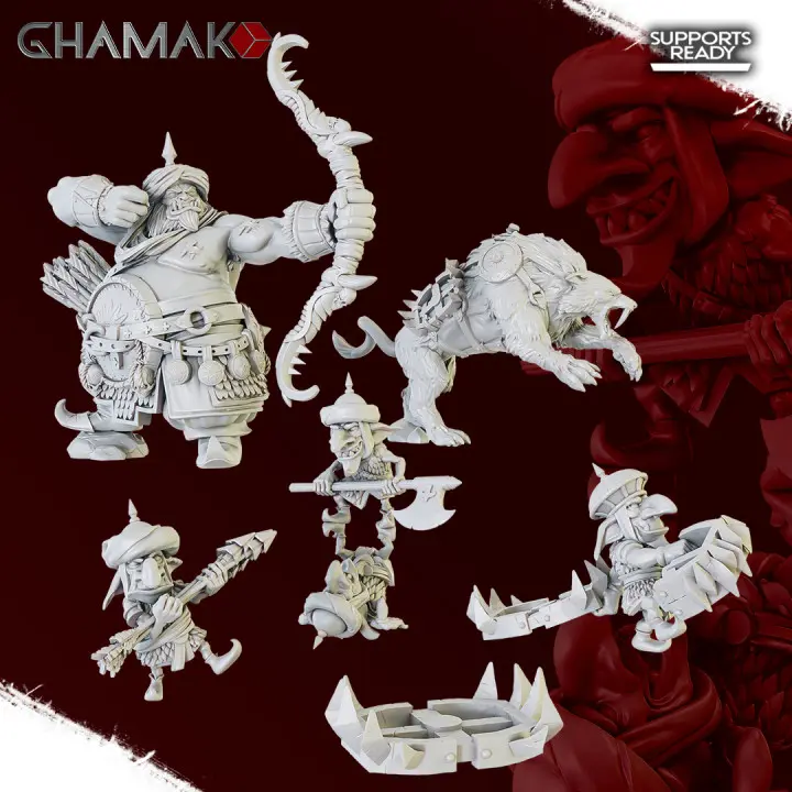 Ghamak - Fantasy - Ogres Persian - Pack de chasse