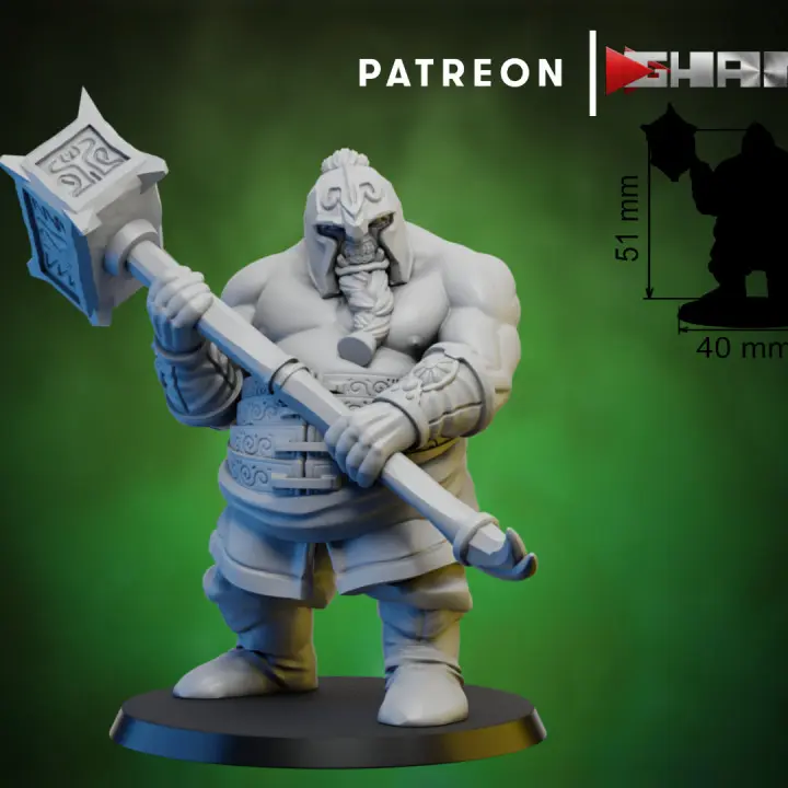 Ghamak - Fantasy - Ogres Persian - Ogre arme à deux main B